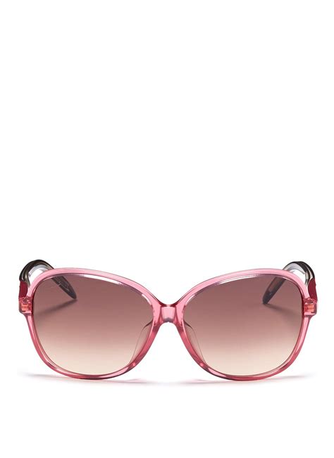 gucci sunglasses pink frame